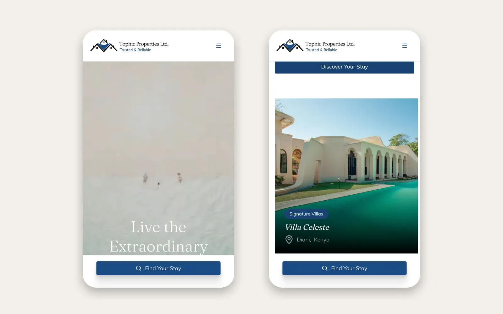 Tophic Properties on a phone